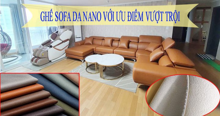 Ghế sofa da nano