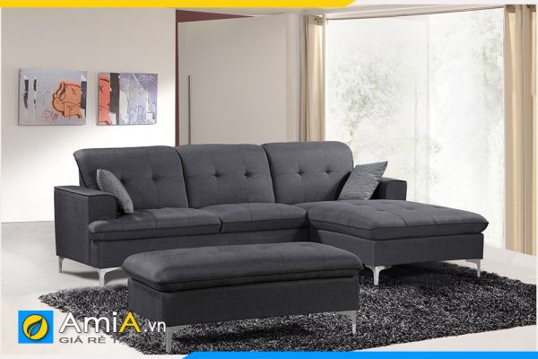 ghế sofa góc nỉ đẹp cho chung cư hiện đại amia pk0028
