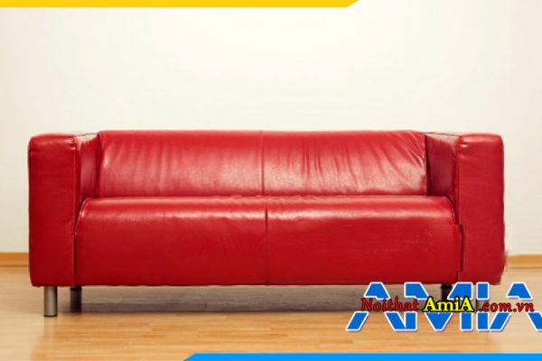Ghế sofa văng dài hiện đại màu đỏ tiện nghi AmiA 030330301