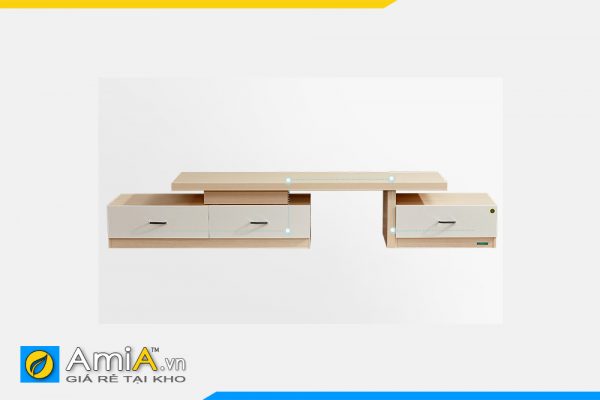 Hình ảnh Kệ tivi gỗ đẹp cho phòng khách 3 ngăn kéo hiện đại AmiA TUTV 125