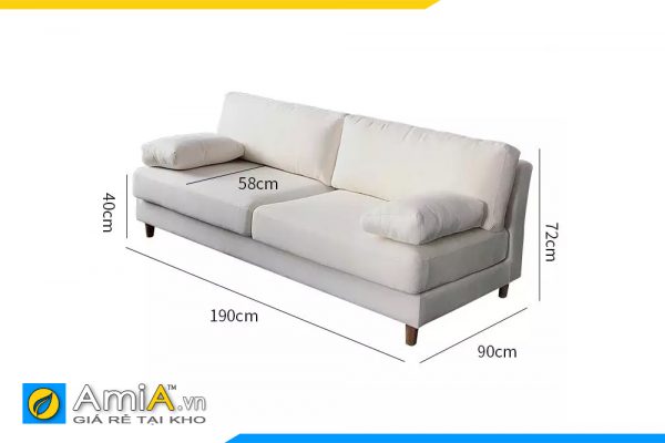 kích thước ghế sofa 2 chỗ mini cho phòng khách nhỏ amia pk0059