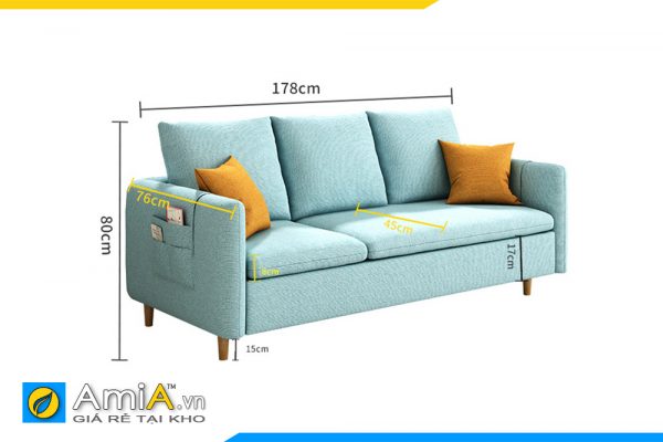 kích thước gợi ý mẫu sofa chung cư nhỏ