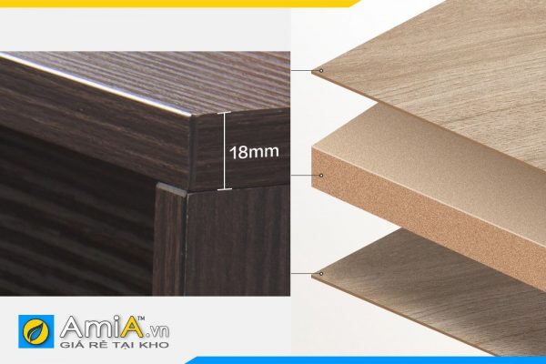 Hình ảnh Kiểu gỗ công nghiệp MDF làm combo bàn kệ AmiA COMBOBT 139