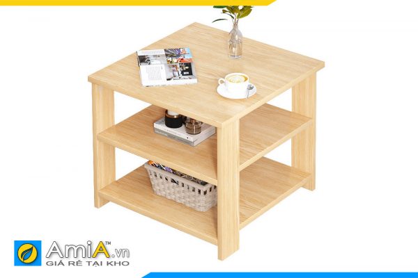 Hình ảnh Mẫu bàn trà gỗ ép đẹp hiện đại kiểu dáng đơn giản AmiA BAN 105