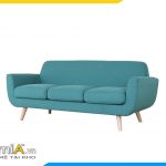 mẫu ghế sofa văng 3 chỗ ngồi kê chung cư phong cách bắc âu