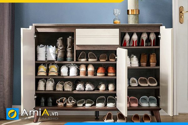 Tủ giày dép gia đình thiết kế đa năng AmiA TGD164