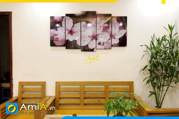 Hình ảnh Tranh hoa treo phòng khách phố Hoàng Minh Giám AmiA TPK332