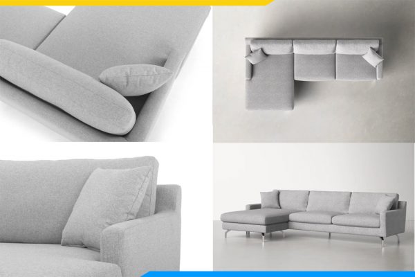 chi tiết từng góc mẫu sofa nỉ đẹp amia pk0079