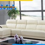 ghế sofa da màu trắng đẹp hiện đại amia 1992127