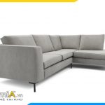 mẫu ghế sofa góc chữ L kê phòng khách rộng amia pk0092