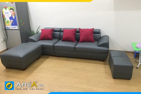 mẫu ghế sofa văng 3 chỗ phòng khách chung cư amia vang 093