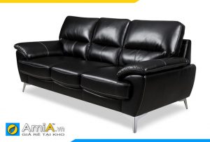 sofa da màu đen quyền lực amia 1992266
