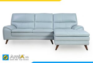 Mẫu sofa da màu xanh nhạt AmiA 1992143