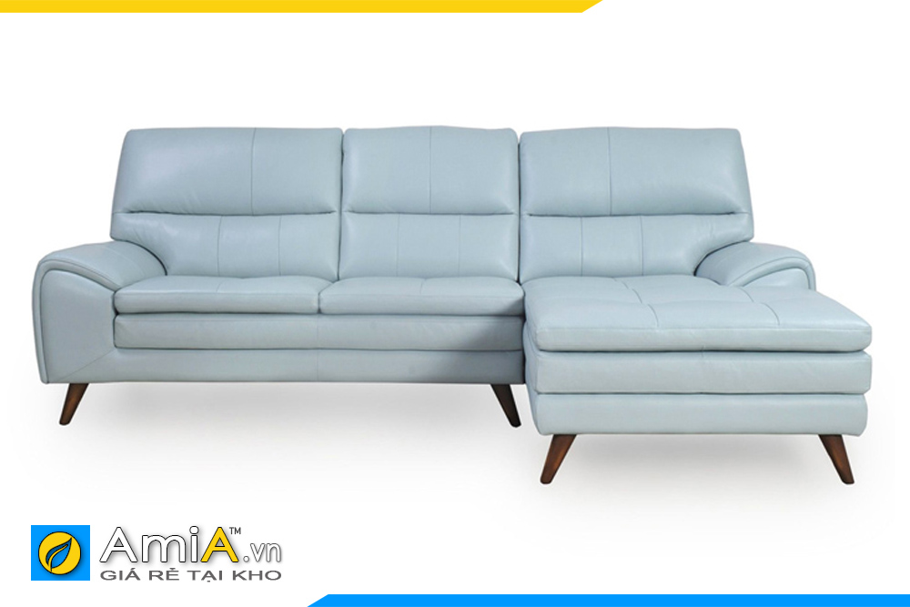 Mẫu sofa da màu xanh nhạt AmiA 1992143