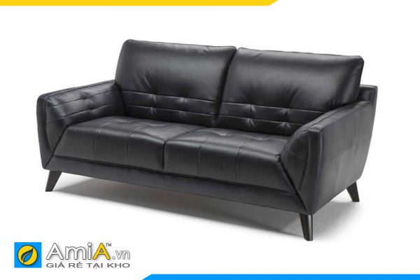 Ghế sofa da màu đen đẹp AmiA 1992247