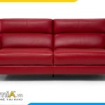 sofa da màu đỏ đẹp amia 1992253