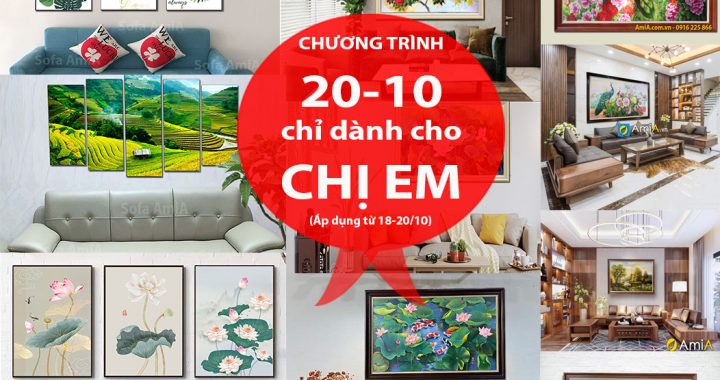 chương trình khuyến mãi 20-10