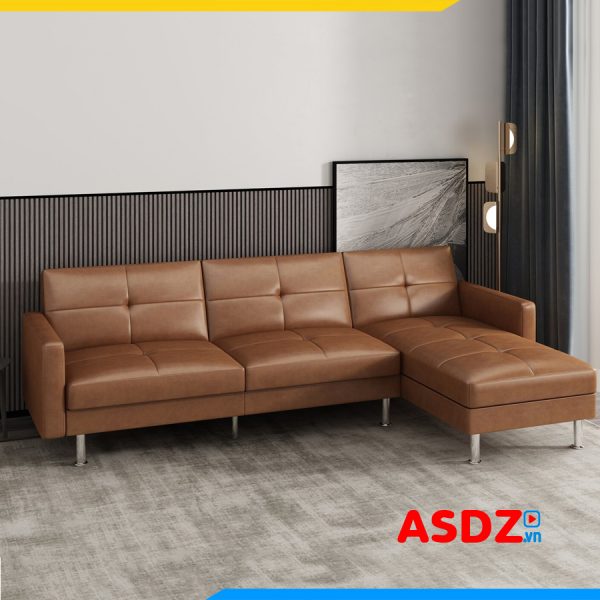 Ghế sofa da góc chữ L hiện đại So0136